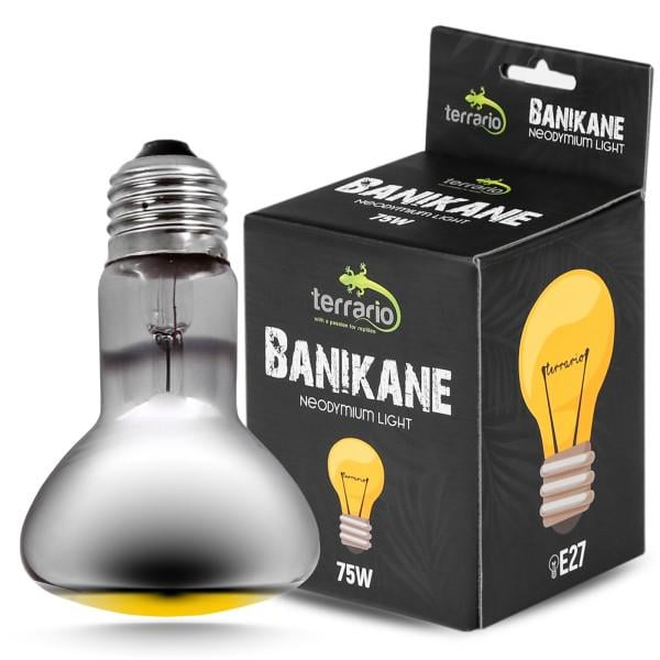 Лампа геодимова Terrario Banikane Neodymium Light для рептилій 75W (TR-BANIKANE-75W) Лампа геодимова Terrario Banikane Neodymium Light для рептилій 75W (TR-BANIKANE-75W)