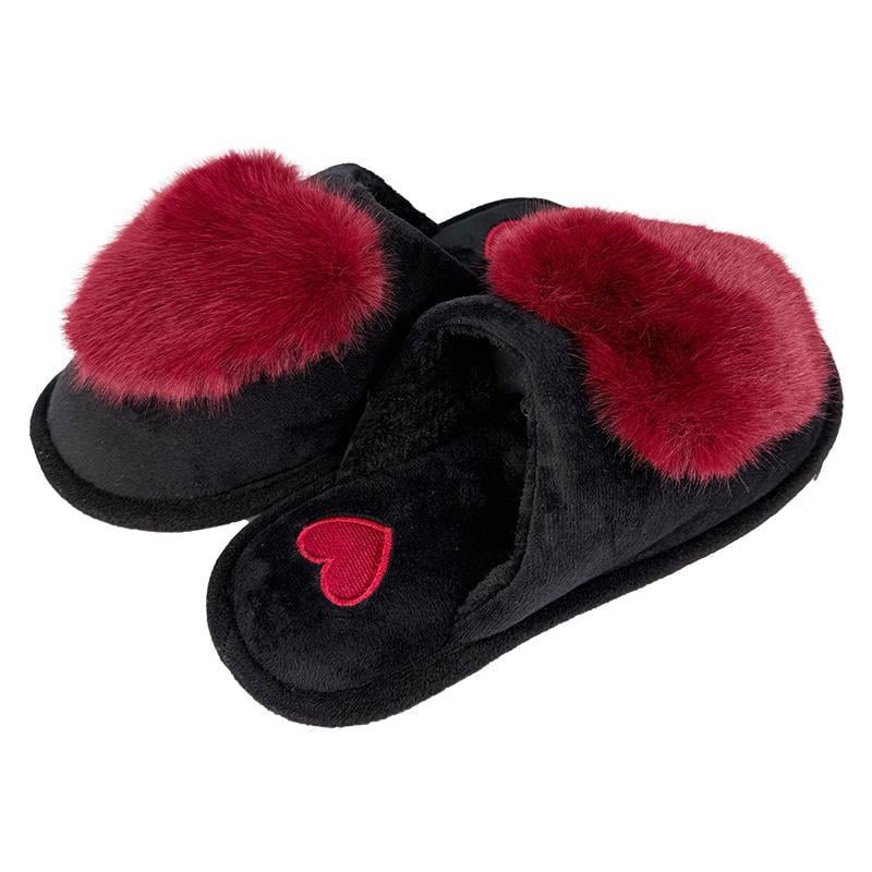 Тапочки комнатные женские меховые 10230-4  р.  39 25-25,5 см Черный - фото 3