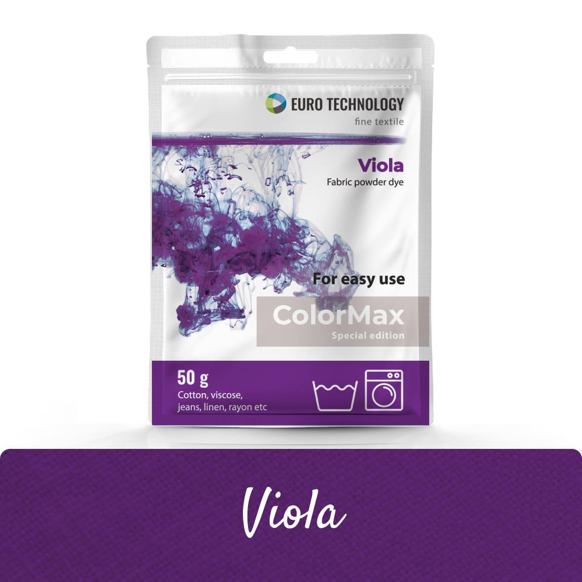 Краситель для ткани ColorMax 50 г Viola (cm-10) - фото 2