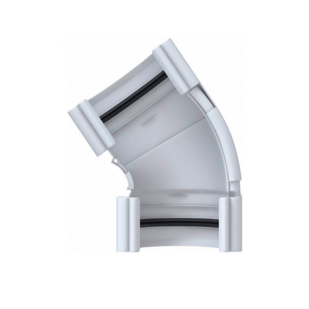 Кут ринви регульований 120-145° Alta Profil 125 система Білий (18170063) - фото 3 Кут ринви регульований 120-145° Alta Profil 125 система Білий (18170063) - фото 3