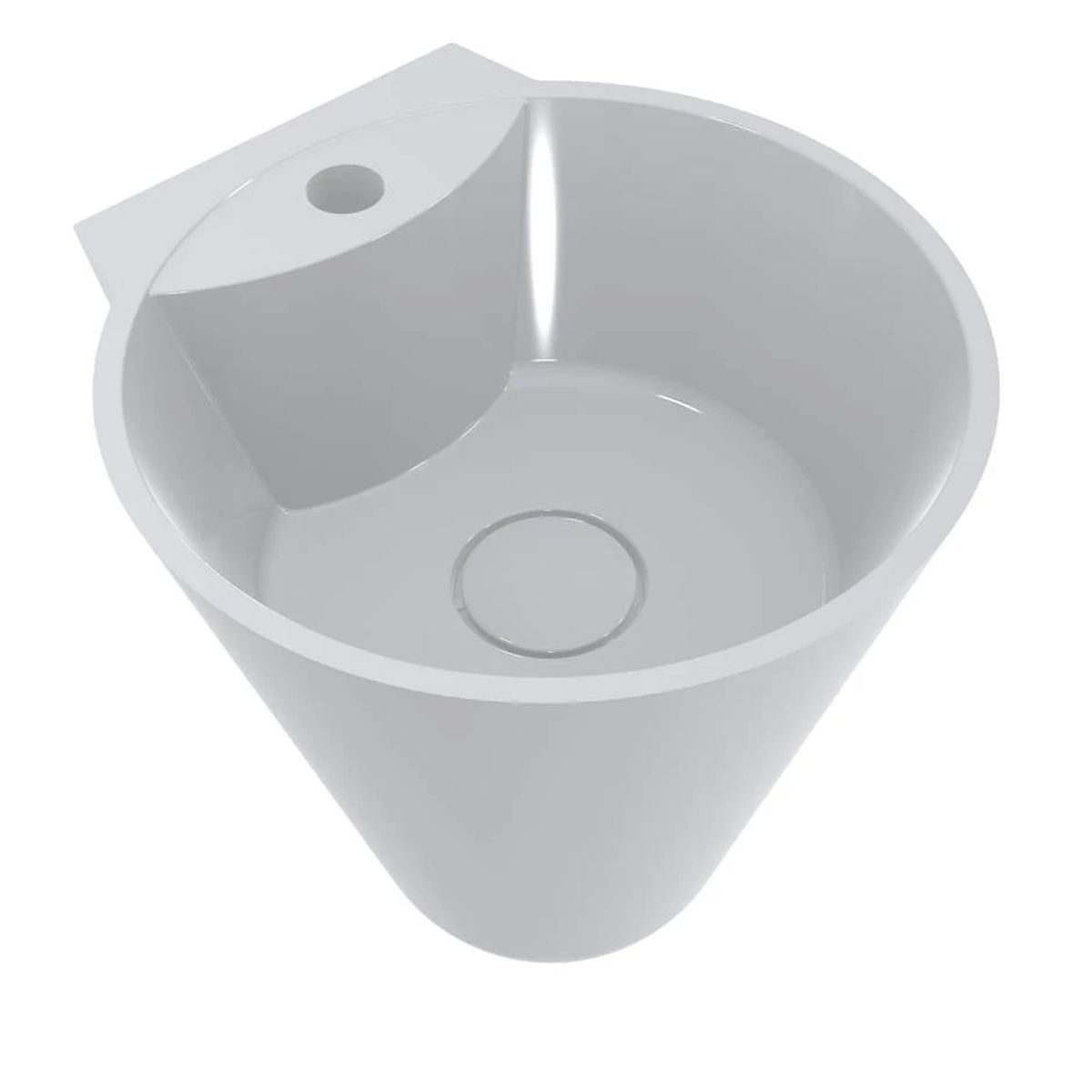 Умывальник подвесной Miraggio Smart круглый 370x360 мм Белый (MG-0000240)