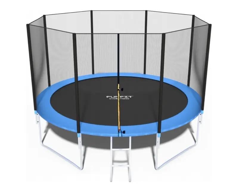 Батут FunFit с сеткой + лесенка 435 см (Аtehnolion7)