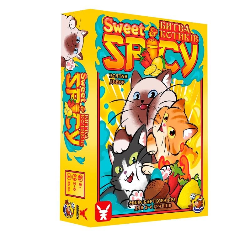 Настольная игра Sweet &Spicy Битва котиков на украинском языке