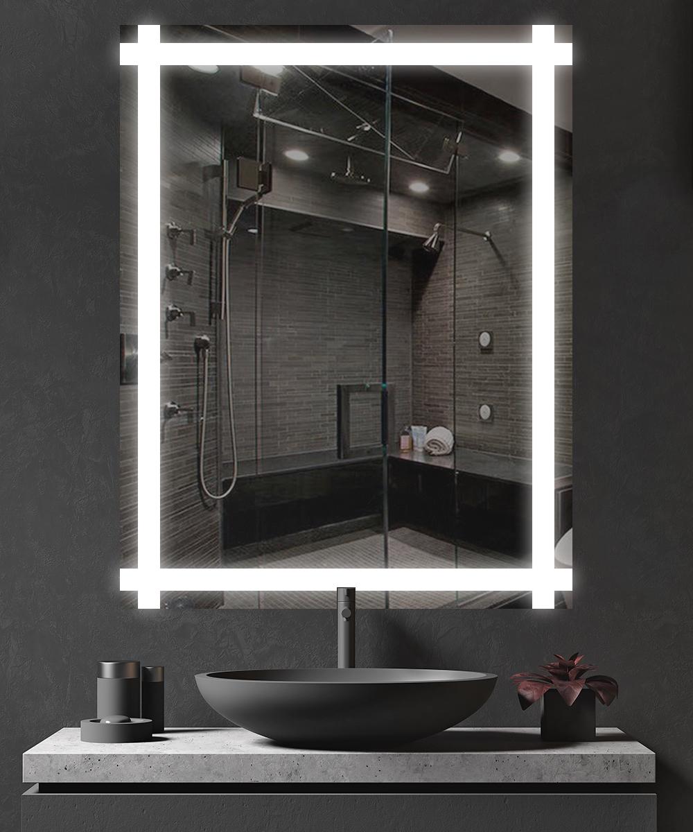 Зеркало Dim Dzerkal LUGO с LED-подсветкой 70х120 см (1399)