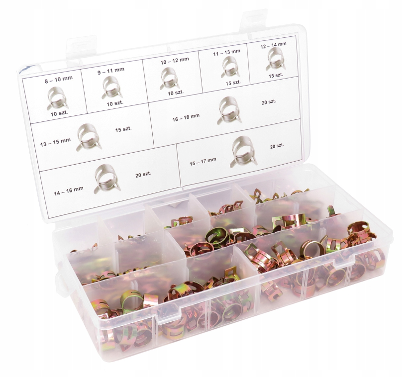 Набор хомутов пружинных Falon-Tech универсальные (23133384) - фото 3 Набор хомутов пружинных Falon-Tech универсальные (23133384) - фото 3