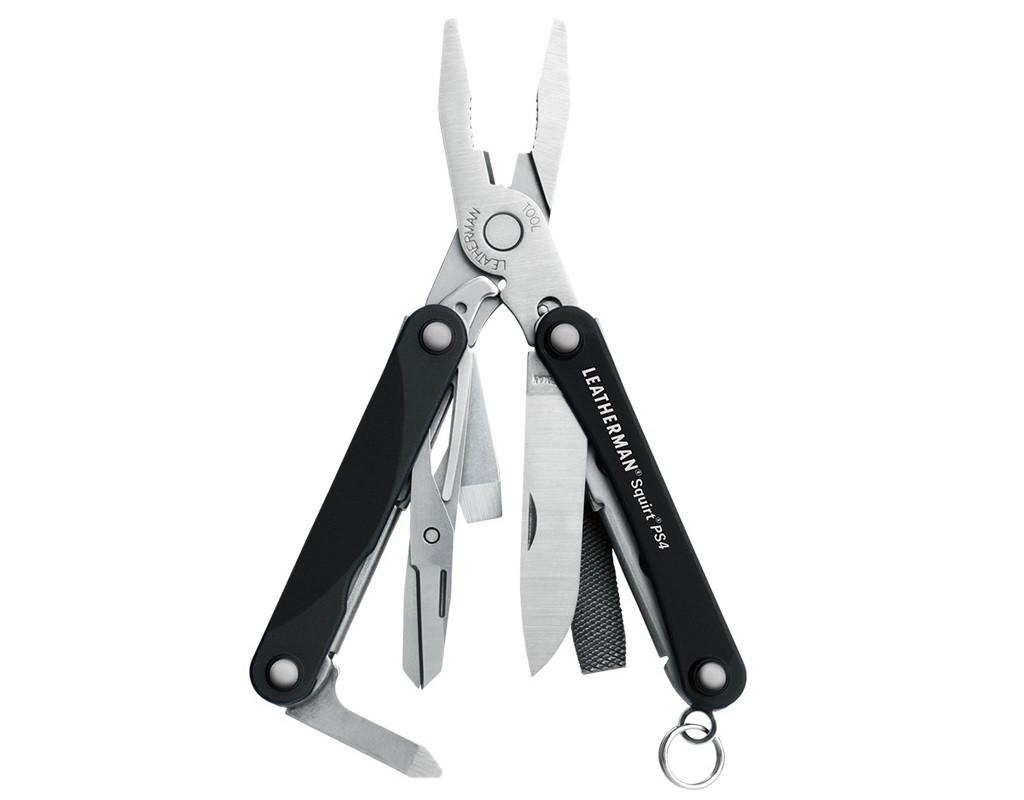 Мультитул Leatherman Squirt PS4 9 инструментов Черный (831233)