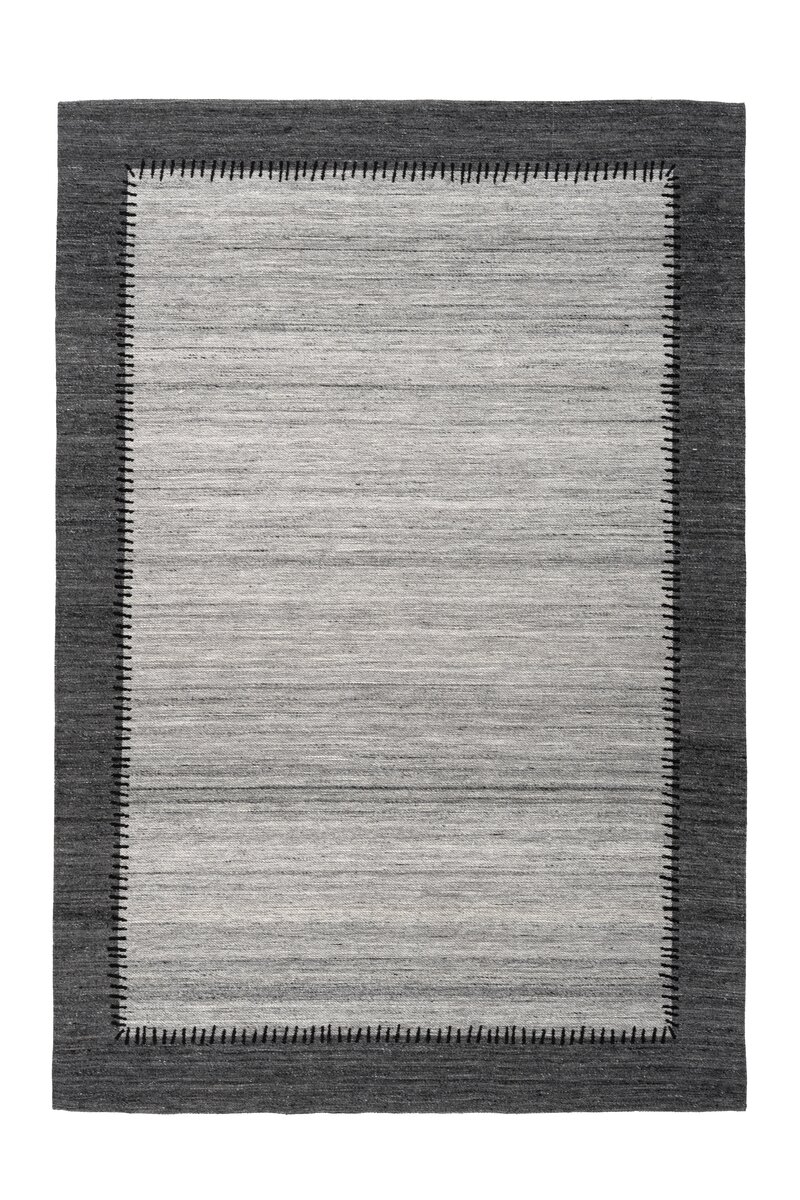 Ковер плетёный шерстяной Kayoom Phoenix 310 Тёмно-серый/Антрацит (QUPYS-160-230)