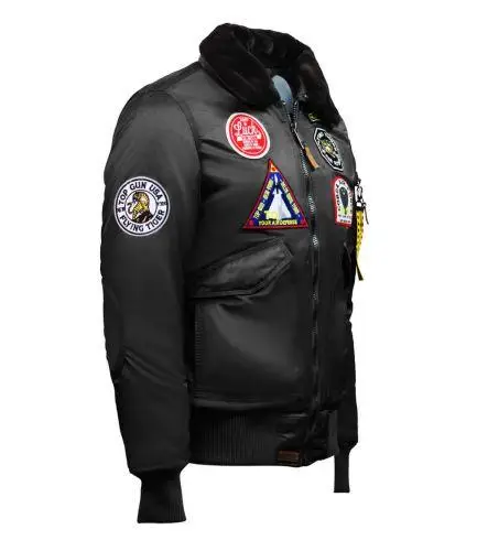 Бомбер Top Gun Eagle CW45 Jacket 5XL Black (TGJ1938B5XL) - фото 3