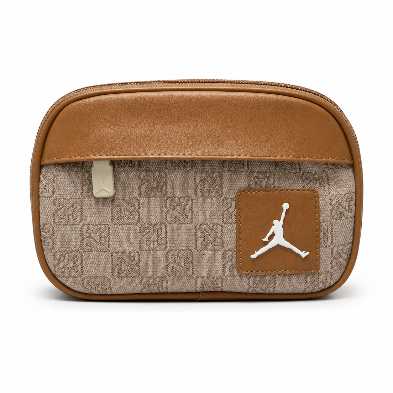 Сумка Monogram через плечо из полиэстера с регулируемым ремнем 20х13х7 см Коричневый