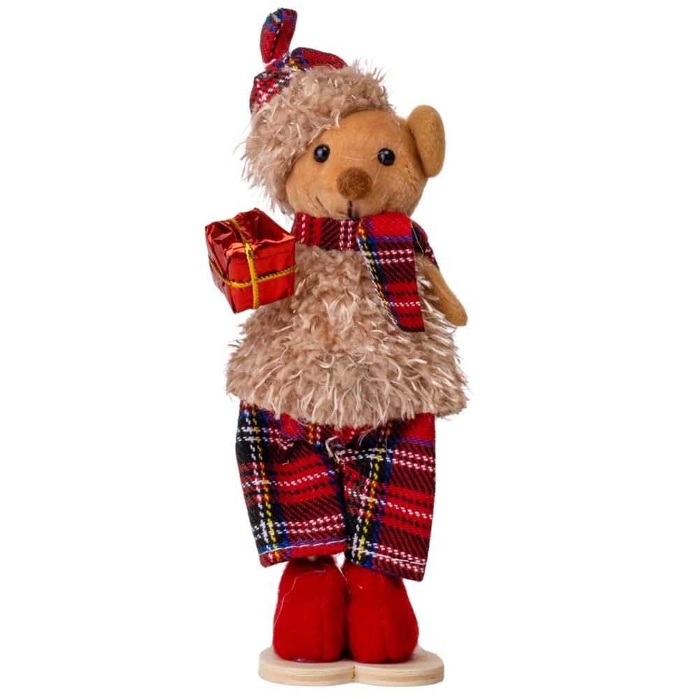 Фигурка Праздничный мишка 19 см Фигурка Праздничный мишка 19 см