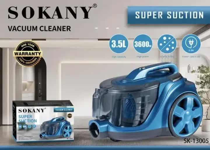 Пилосос для сухого прибирання Sokany SK-13005 3600 Вт (30226403) - фото 4 Пилосос для сухого прибирання Sokany SK-13005 3600 Вт (30226403) - фото 4