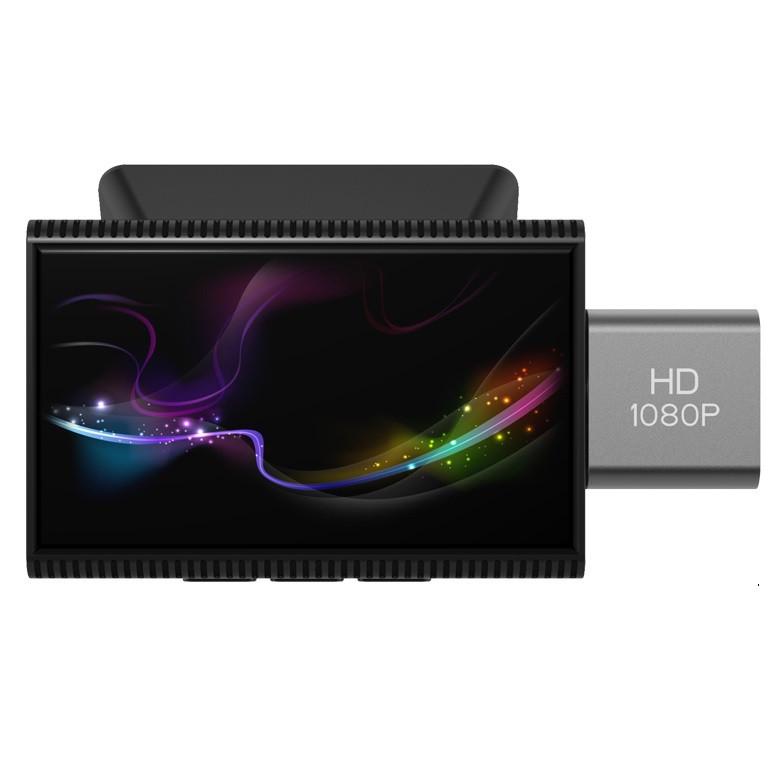 Відеореєстратор Phisung DVR K11 3" Full HD 4G GPS Wi-Fi з двома камерами 1/8 GB Android 8.1 Black (3_01141) - фото 2