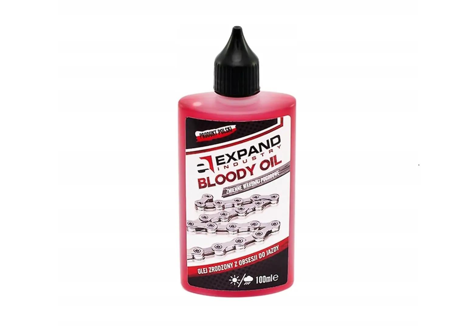 Масло универсальное для цепи велосипеда EXPAND Chain Bloody Oil Dry/Wet 100 мл Масло универсальное для цепи велосипеда EXPAND Chain Bloody Oil Dry/Wet 100 мл