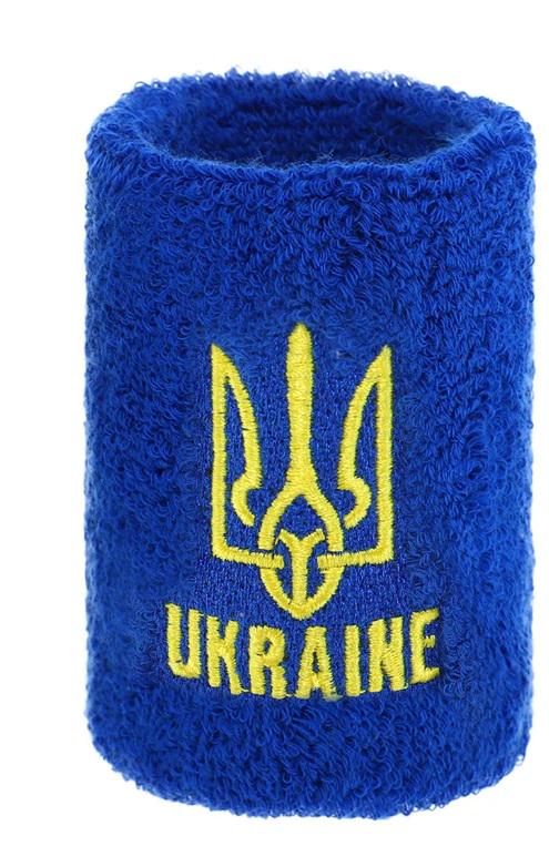 Напульсник спортивный UKRAINE BC 9282 махровый впитывающий влагу высота 7,5 см