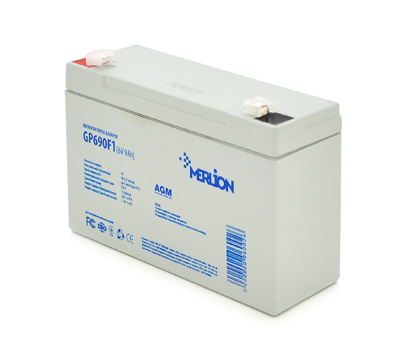 Аккумуляторная батарея для ИБП Merlion GP690F1 6V 9 Ah F1 White (630909) Аккумуляторная батарея для ИБП Merlion GP690F1 6V 9 Ah F1 White (630909)