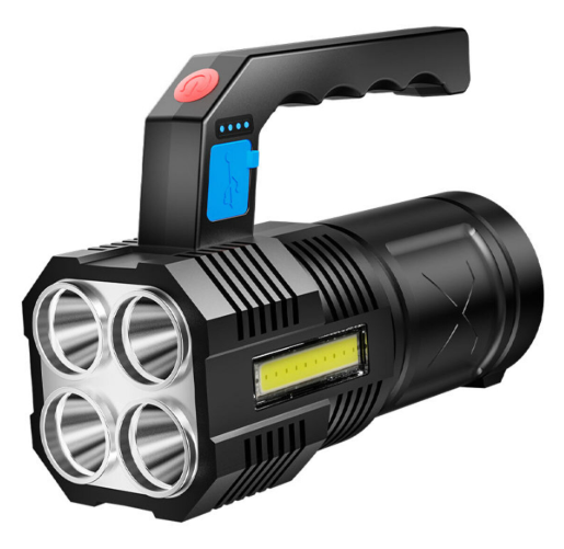 Фонарик Sirius перезарядный ручной 4xLED+COB (TL-9328)