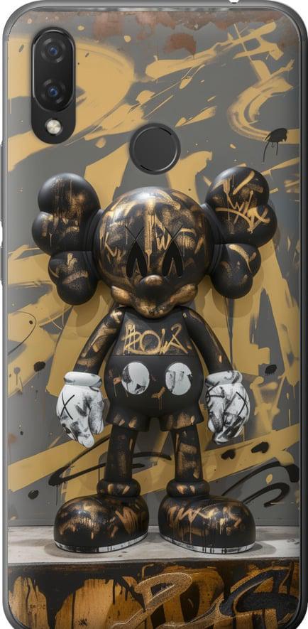 Чехол на Huawei P Smart Plus Bronze kaws (6097t-1555-42517)