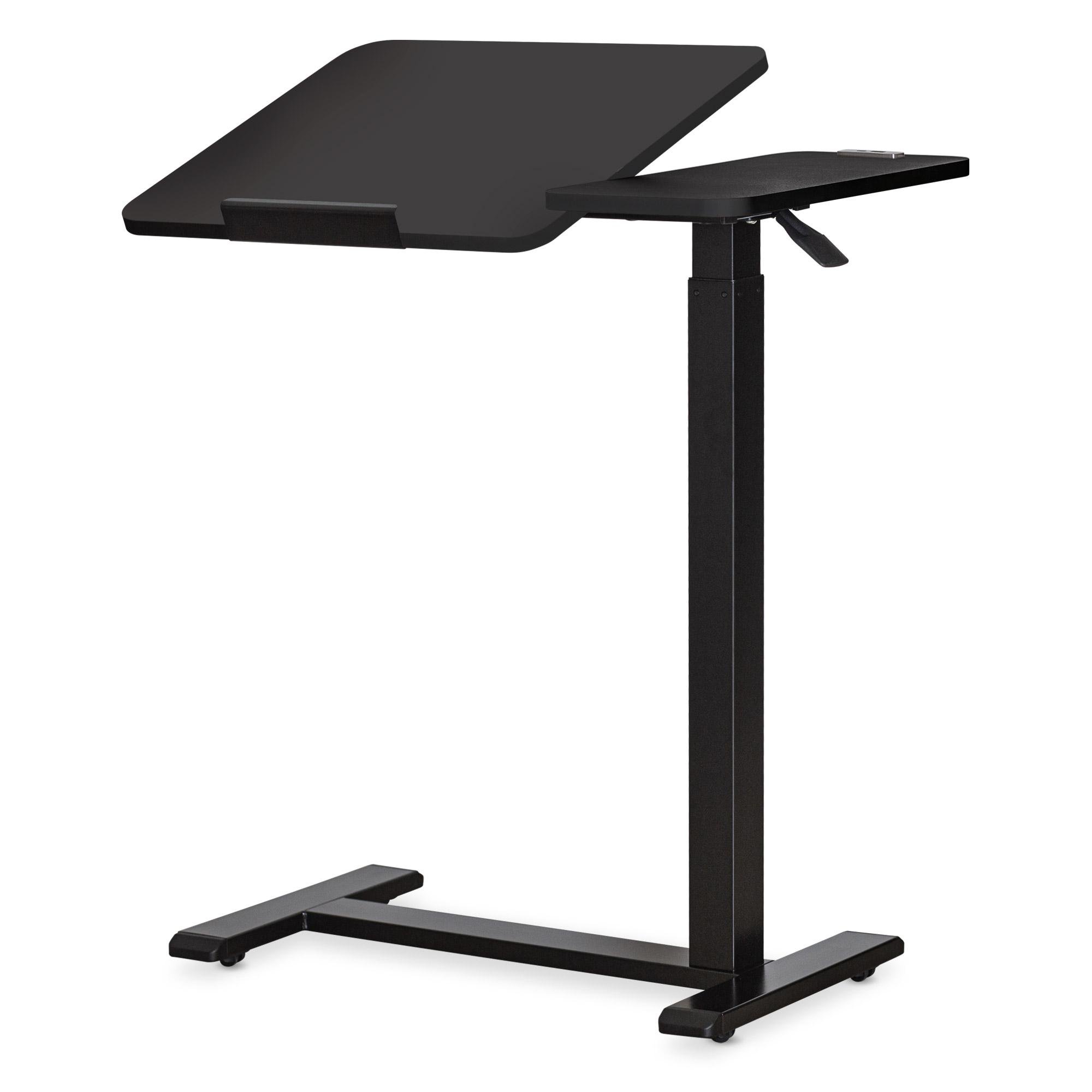 Компьютерный стол приставной Hommex Mobidesk Duo USB с регулировкой высоты Black Компьютерный стол приставной Hommex Mobidesk Duo USB с регулировкой высоты Black