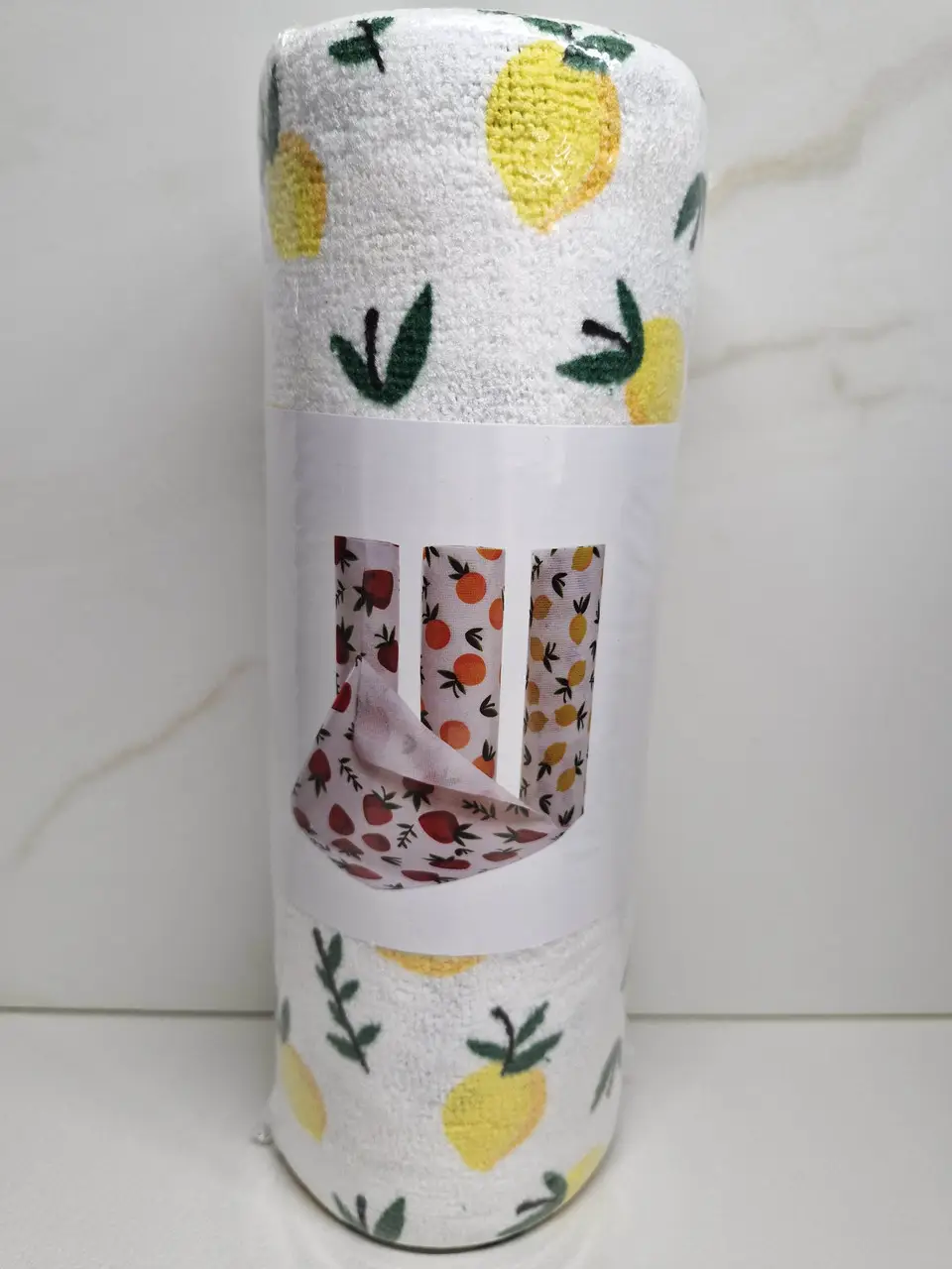 Полотенца для уборки отрывные Koloco микрофибра в рулоне 20 шт. 25х25 см Разноцветный