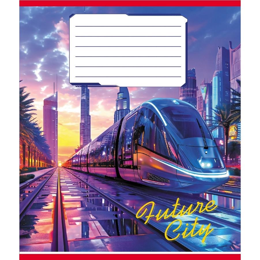 Шкільний зошит Міста майбутнього 024-550177K-4 в клітинку 24 аркуші (RLT55260)