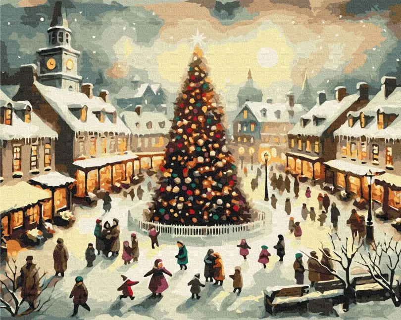 Картина по номерам Brushme У главной елки 40x50 см (BSM-B53845)