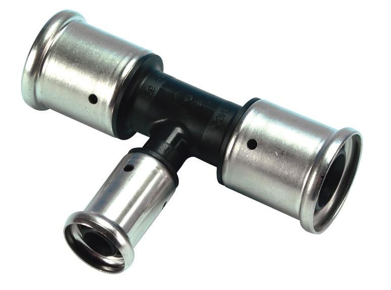 Пресс-тройник промежуточный пластмассовый HENCO 40х32х40 (10PK-403240)