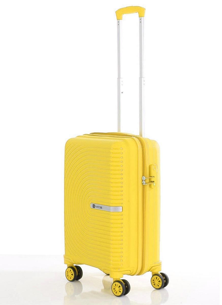 Чемодан пластиковый MCS V374 малый Желтый (Mp00122)