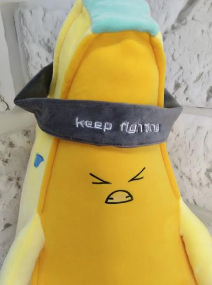 Игрушка мягкая Банан сердитый для детей и взрослых 3в1 Желтый - фото 2