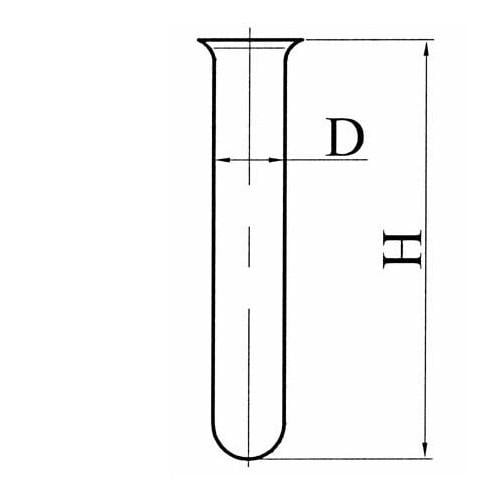 Пробирка Уленгута ПУ1 8х60 мм (16378) - фото 2 Пробирка Уленгута ПУ1 8х60 мм (16378) - фото 2