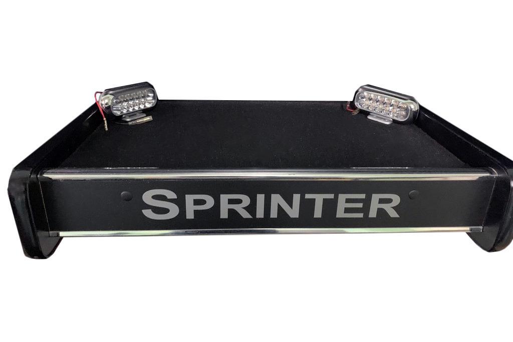 Полка на панель DDU с синей led подсветкой для Mercedes Sprinter 1995-2006 67569 Полка на панель DDU с синей led подсветкой для Mercedes Sprinter 1995-2006 67569