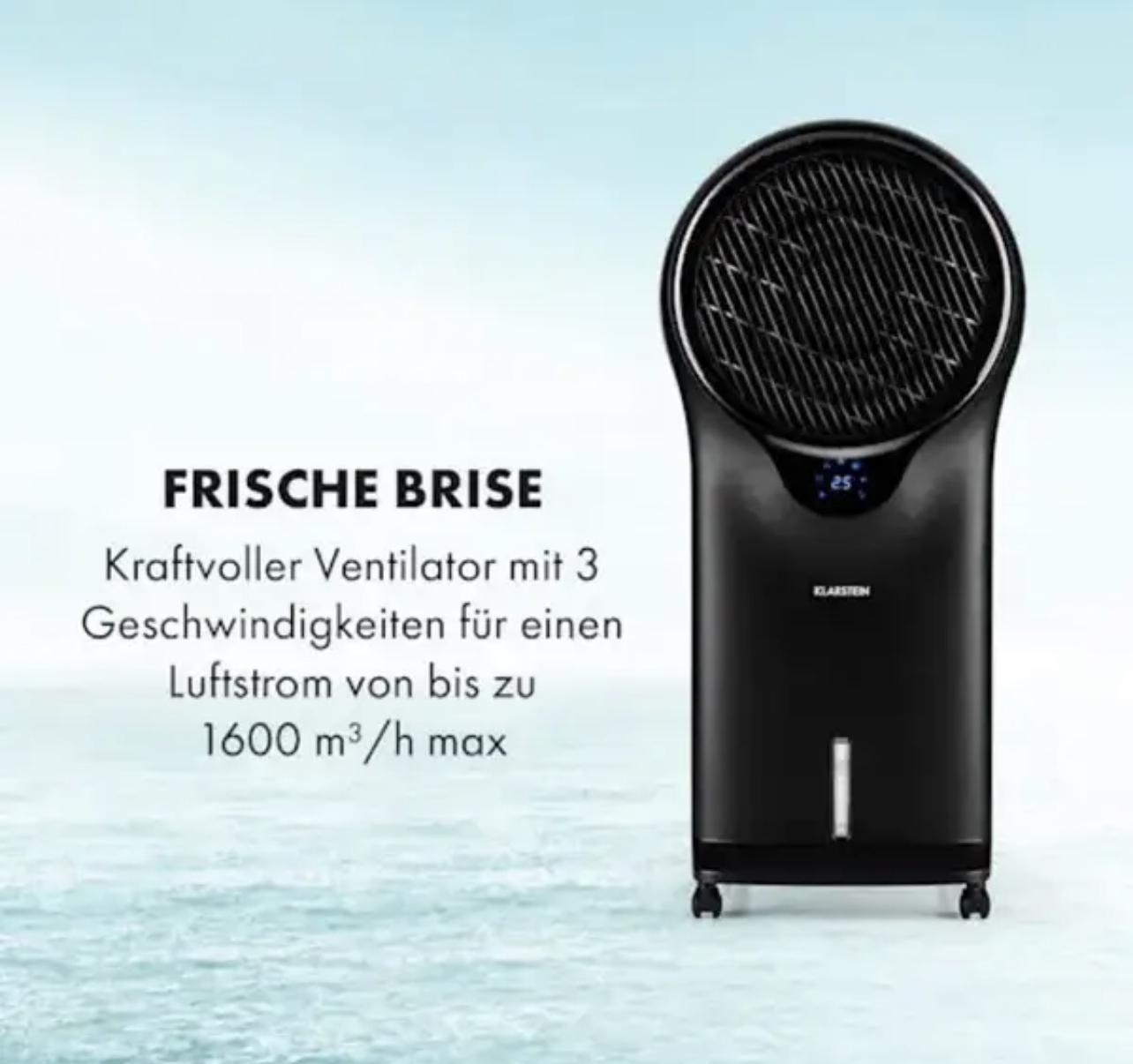 Вентилятор-охладитель KLARSTEIN Whirlwind 3в1 1600 м3/ч 90 Вт (10031487) - фото 6 Вентилятор-охладитель KLARSTEIN Whirlwind 3в1 1600 м3/ч 90 Вт (10031487) - фото 6