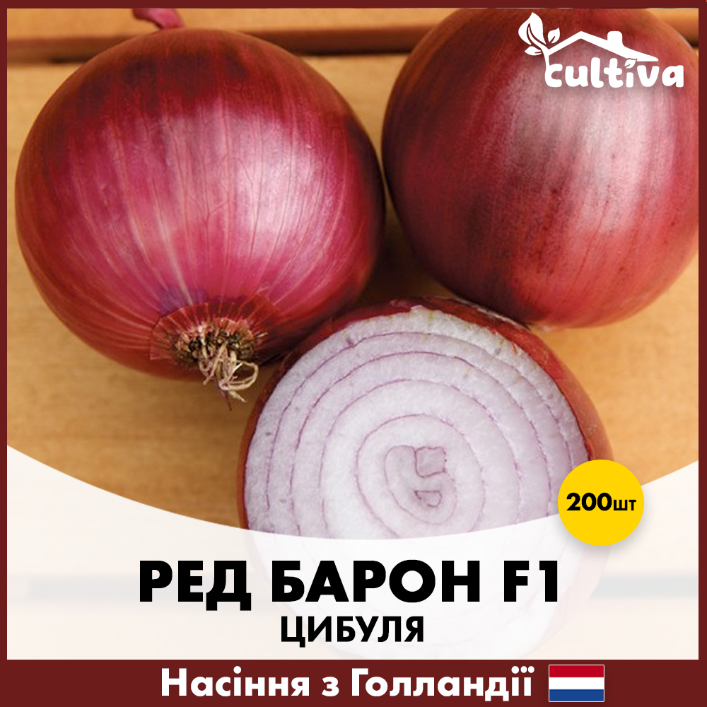 Семена лука Bejo Ред Барон F1 200 шт. (00369)