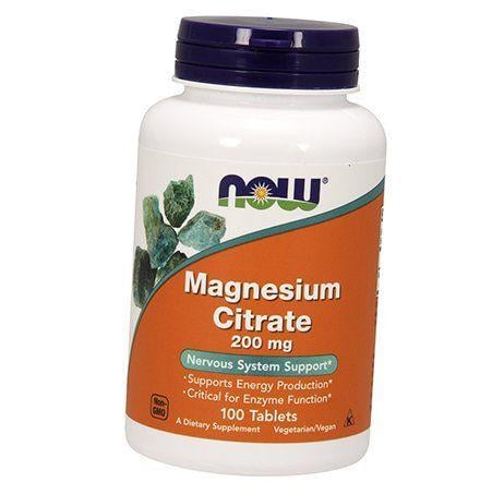 Магний цитрат Now Foods Magnesium Citrate 200 100 таб. (36128082)