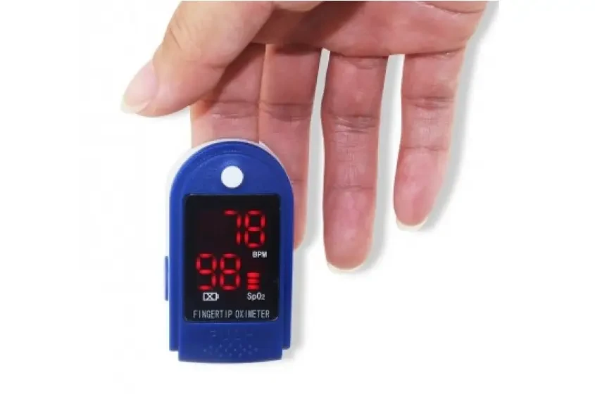 Пульсоксиметр на палец Oximeter LK88 Бело-синий - фото 2 Пульсоксиметр на палец Oximeter LK88 Бело-синий - фото 2