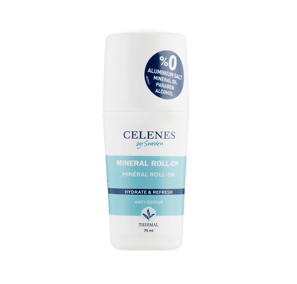 Дезодорант для всіх типів шкіри Celenes термальний роликовий 75 мл (7350104248178)