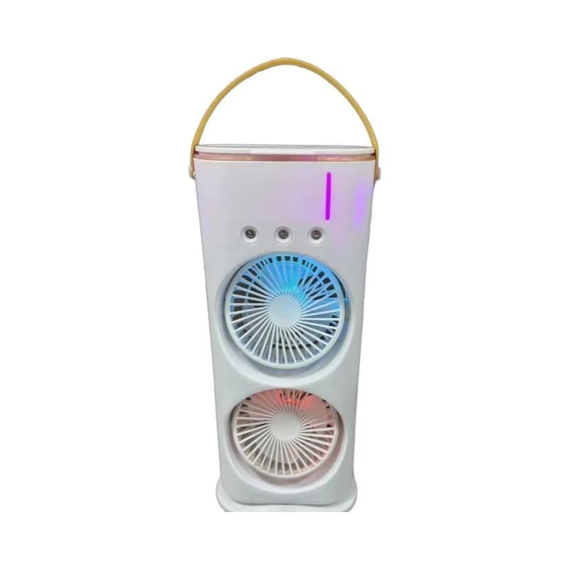 Настольный вентилятор RD-1818 с охлаждением и LED подсветкой 10 Вт (45263-RD-1818_406)