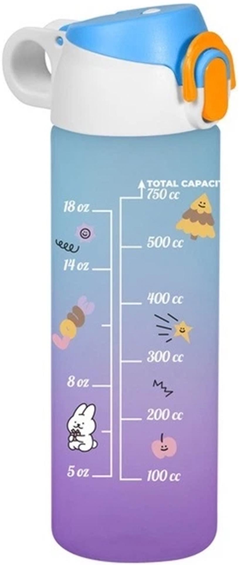 Бутылка для воды Herevin PC-Double Coloured 2025 750 мл (161686-175) Бутылка для воды Herevin PC-Double Coloured 2025 750 мл (161686-175)