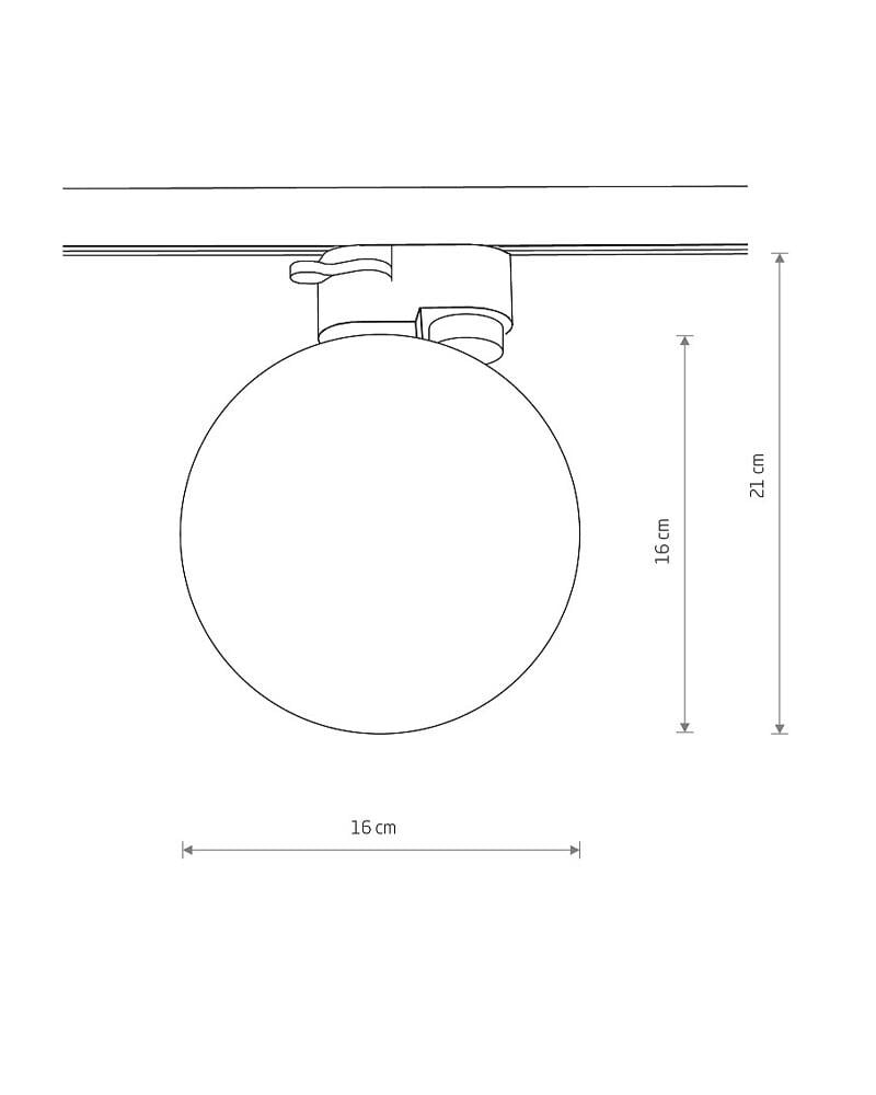 Светильник трековый Nowodvorski 11298 Profile Snowball G9 1x12W IP20 Wh (22359526) - фото 7