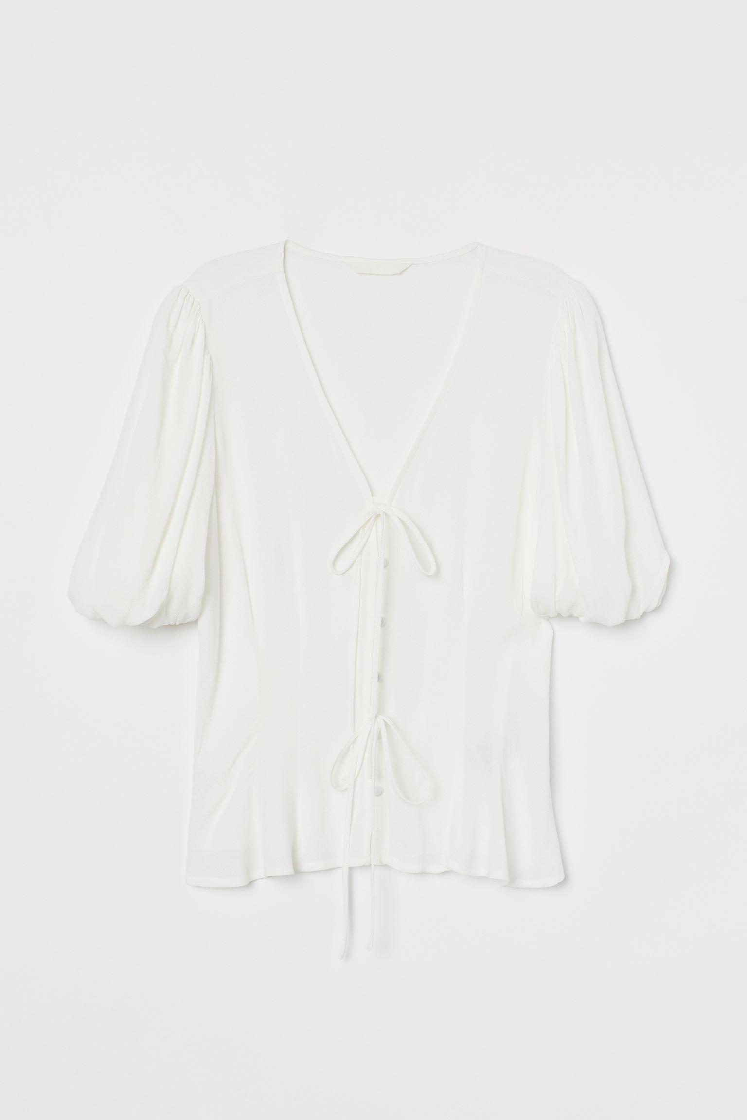 Блуза H&M р. 38 Белый (407859148)