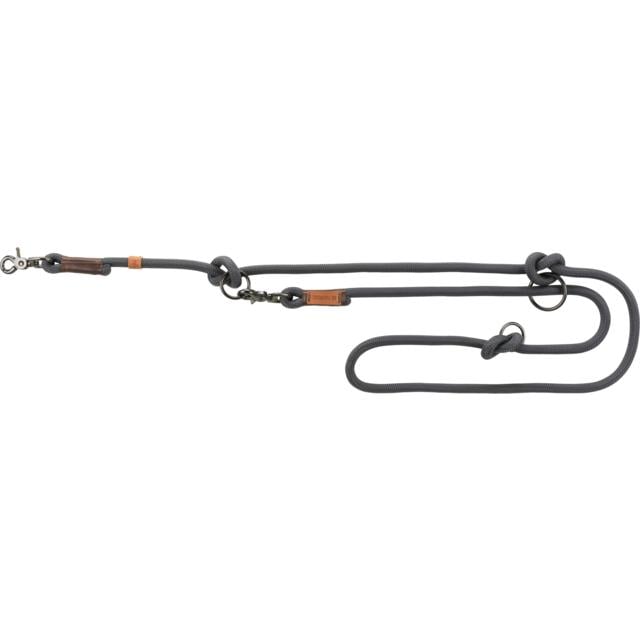 Поводок-перестежка Trixie BE NORDIC для собак S 200 см Темно-серый/Коричневый (TX-17221)