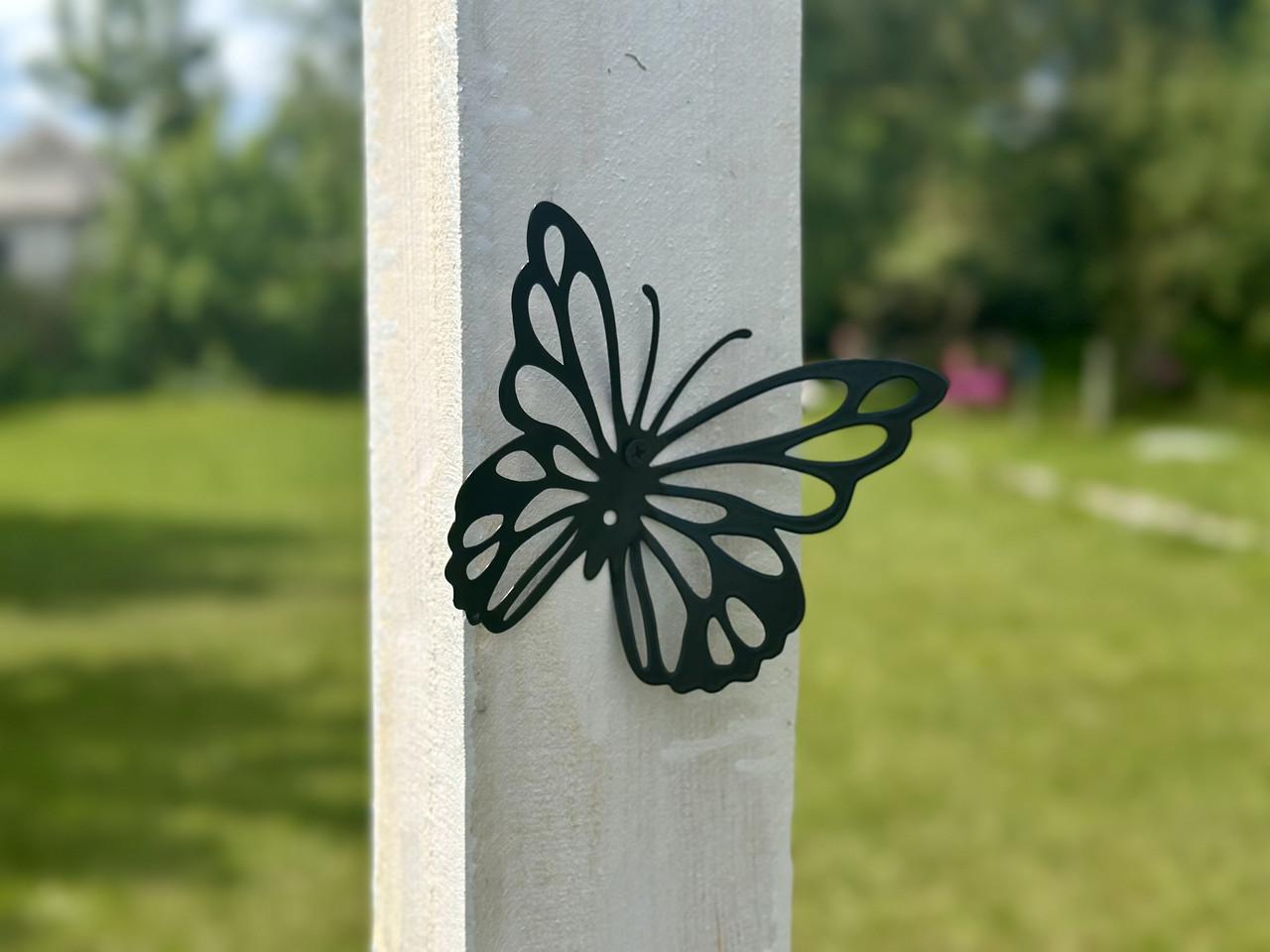 Декор для беседки/сада/двора набор бабочек из металла 4 (DCR080) - фото 4 Декор для беседки/сада/двора набор бабочек из металла 4 (DCR080) - фото 4