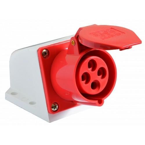 Розетка стационарная АСКО-УКРЕМ 114 3Р+ РЕ 16А 380-415В IP44 (00000000783)