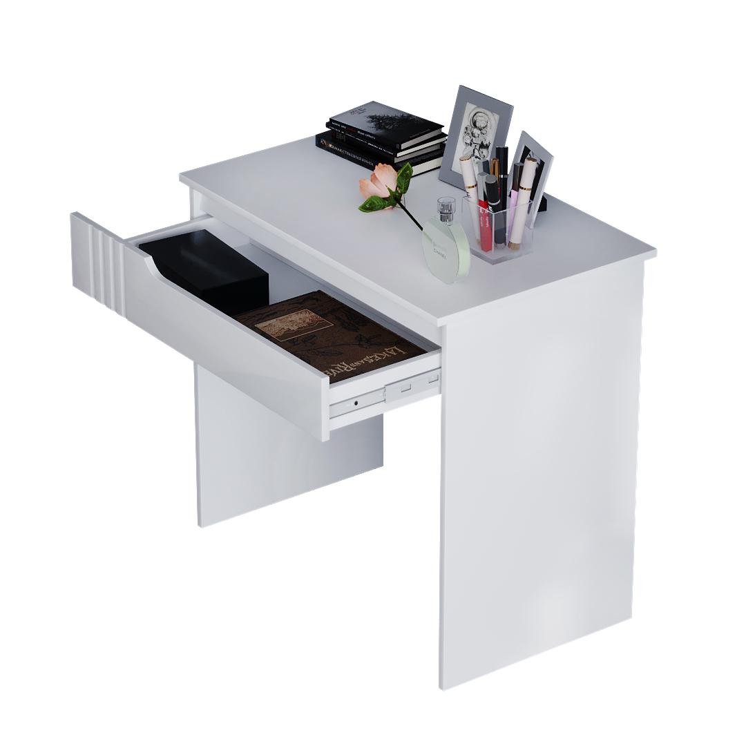 Стіл DiPortes Портленд КС-1 80/76/50 см МДФ Білий глянець (01421) - фото 2