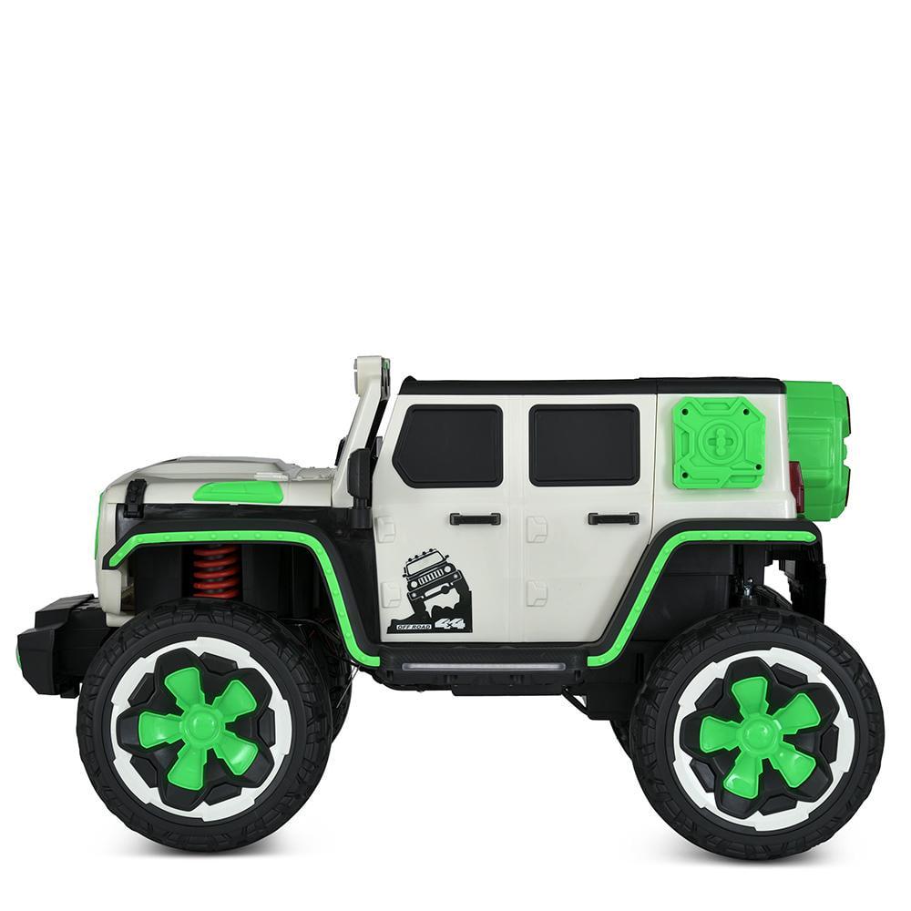 Дитячий електромобіль Bambi джип M 5845EBLR Білий - фото 3