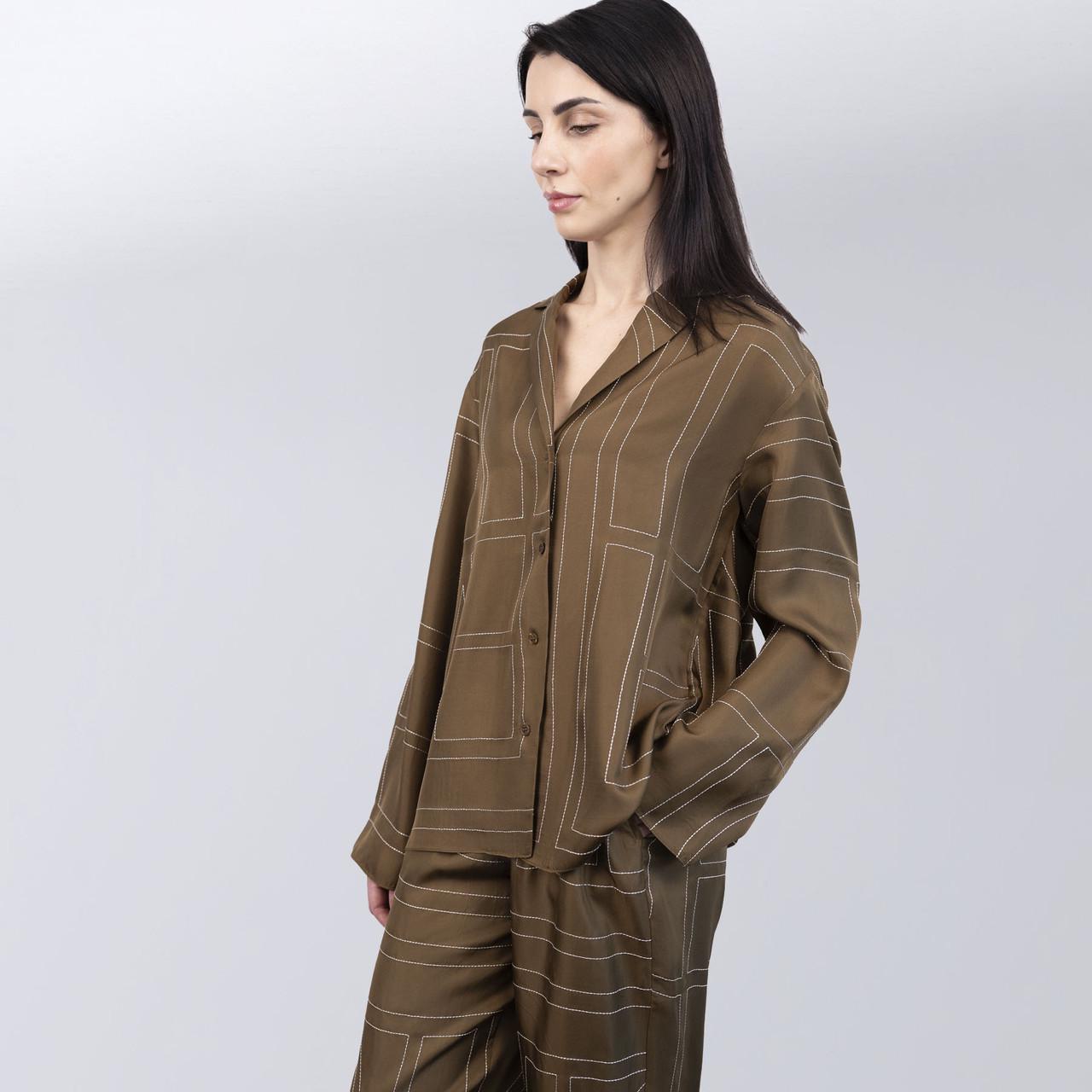 Костюм жіночий повсякденний Toteme Monogram M Коричневий (2797308464)