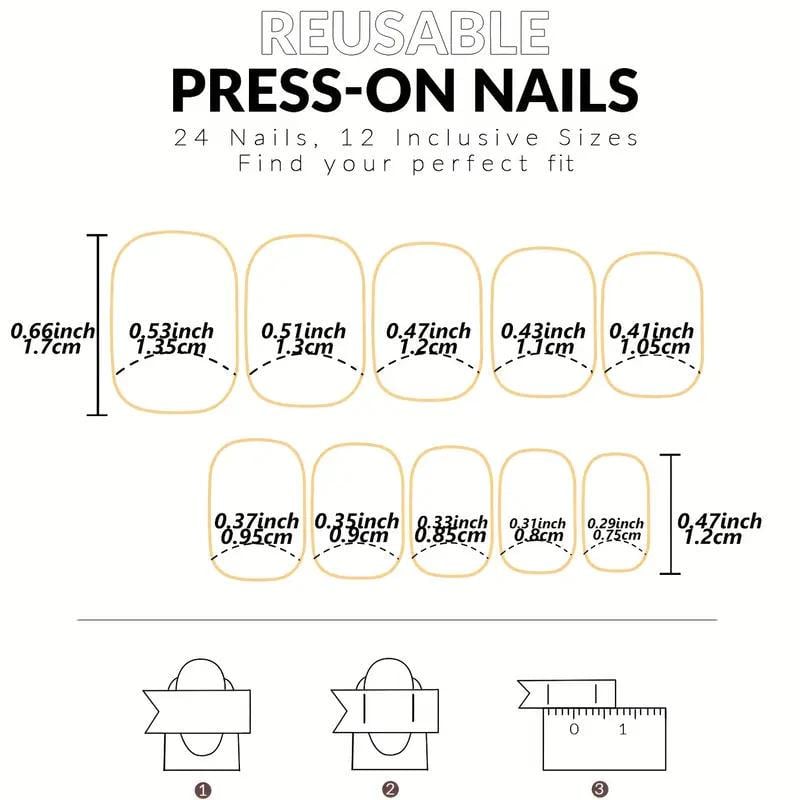 Накладні нігті з дизайном Ромби з клейовими пластинами 24 шт. Білий із сріблястим (2689612528) - фото 10 Накладні нігті з дизайном Ромби з клейовими пластинами 24 шт. Білий із сріблястим (2689612528) - фото 10