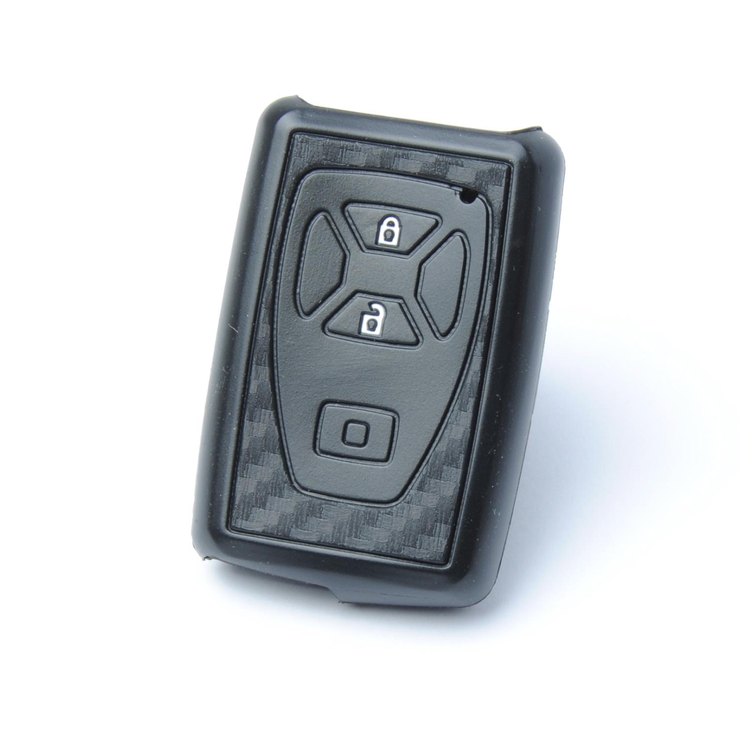 Чехол на пульт сигнализации силиконовый Toyota RAV CARBON 908 (3900)