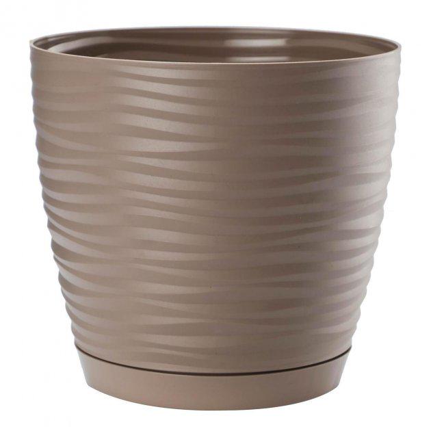 Горщик FormPlastic Сахара міні-13 з підставкою 1 л Лате (3010-002)