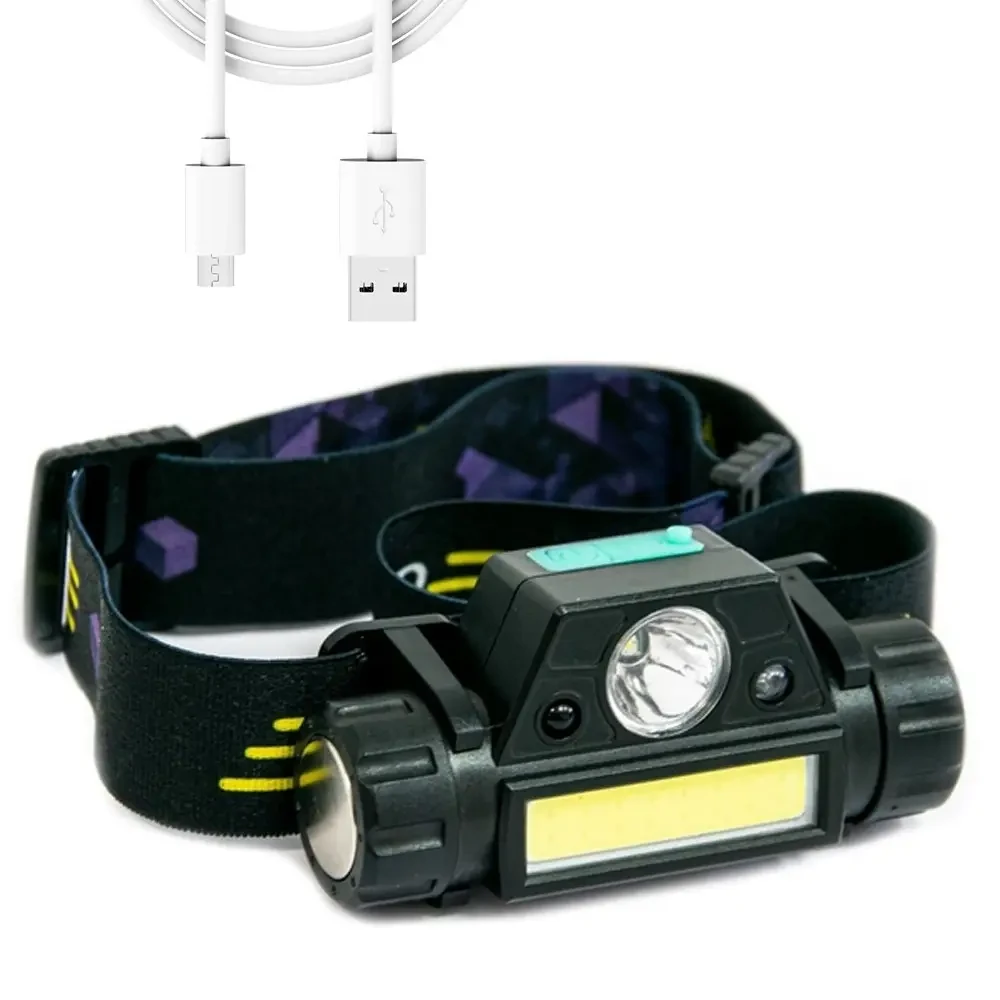 Ліхтар налобний BL 1898 із сенсорним включенням (7476) - фото 6 Ліхтар налобний BL 1898 із сенсорним включенням (7476) - фото 6