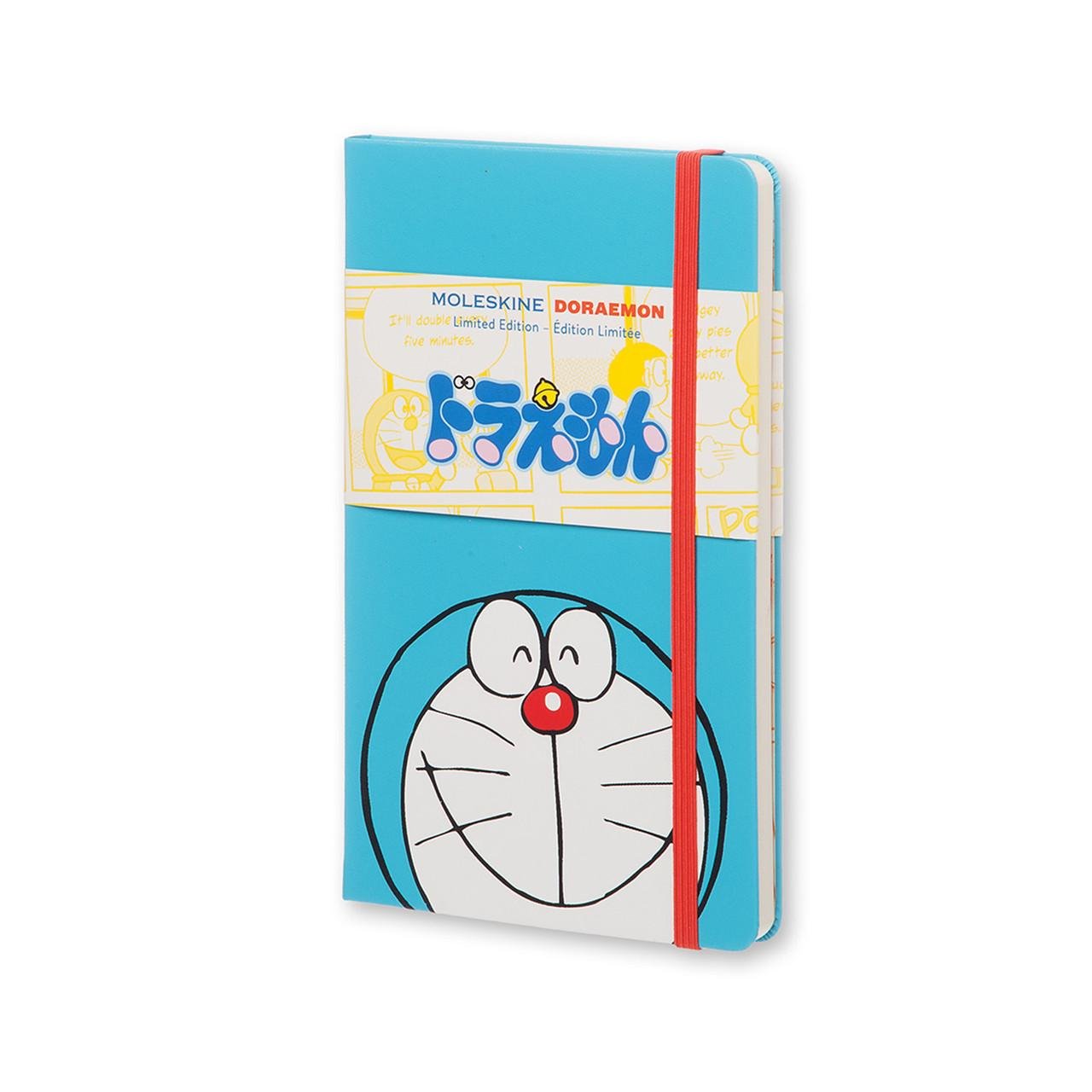 Блокнот Moleskine Limited Doraemon средний 13х21 см 240 страниц нелинованный Голубой (8051272892697)